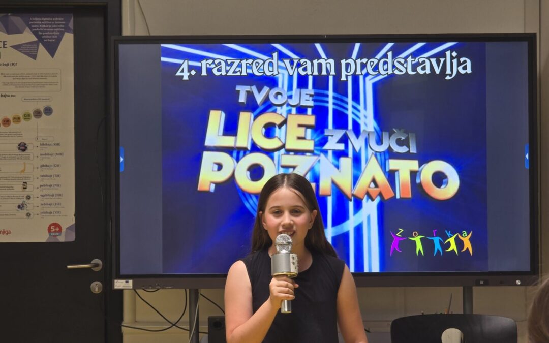 Tvoje lice zvuči poznato – zadnji sat informatike četvrtoga razreda u matičnoj školi