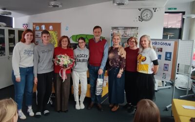 Književni susret Mire Gavrana i naših učenika povodom Mjeseca hrvatske knjige