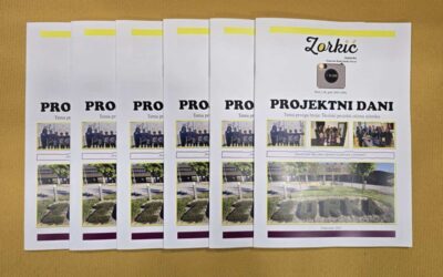 Prvi broj tiskane verzije školskih novina “Zorkić”