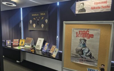 Noć knjige u našoj školi: Svjetlo uma Nikole Tesle u školskoj knjižnici