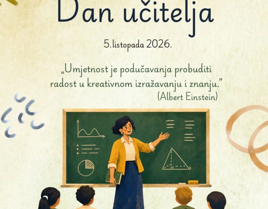 Čestitka povodom Svjetskog dana učitelja